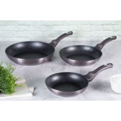Zestaw patelni 3 szt Carbon Pro Berlinger Haus