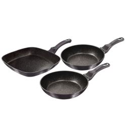 Zestaw patelni 2 + 1 szt Carbon Pro Berlinger Haus