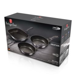 Zestaw patelni 2 + 1 szt Carbon Pro Berlinger Haus