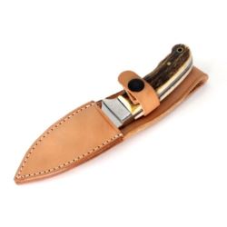 666 OSKARD Nóż myśliwski dł ostrza 90 mm + etui
