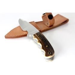 666 OSKARD Nóż myśliwski dł ostrza 90 mm + etui
