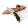 666 OSKARD Nóż myśliwski dł ostrza 90 mm + etui