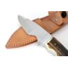666 OSKARD Nóż myśliwski dł ostrza 90 mm + etui