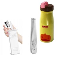 Amefa Bear 3 szt + butelka 350ml dziecięcy małe