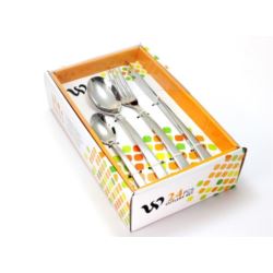 Extent sztućce 24 szt piękne masywne LUX