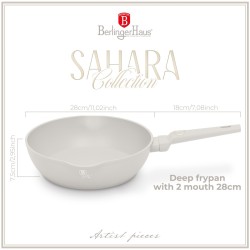 Patelnia głęboka 28cm Sahara Berlinger Haus