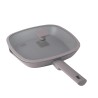 Patelnia grillowa z pokrywką 28cm Taupe Berlinger Haus
