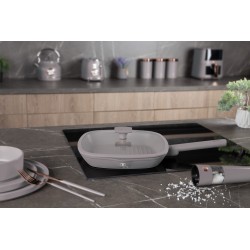 Patelnia grillowa z pokrywką 28cm Taupe Berlinger Haus