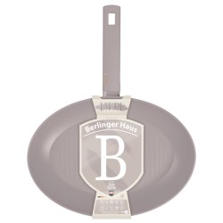 Patelnia grillowa do ryb 25cm Taupe Berlinger Haus