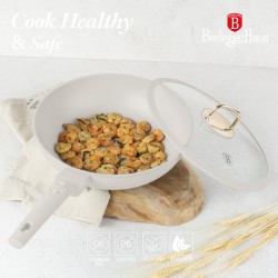 Patelnia wok z pokrywką. 28cm Sahara Berlinger Haus