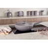 Patelnia wok z pokrywką 28cm Taupe Berlinger Haus