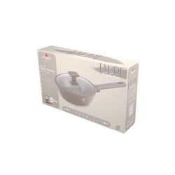 Patelnia głęboka z pokrywką 24cm Taupe Berlinger Haus