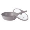 Patelnia głęboka z pokrywką 24cm Taupe Berlinger Haus