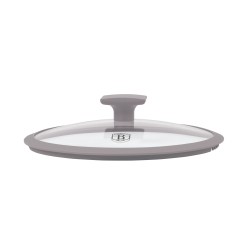 Patelnia głęboka z pokrywką 24cm Taupe Berlinger Haus