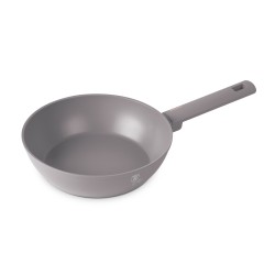 Patelnia głęboka z pokrywką 24cm Taupe Berlinger Haus
