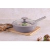 Patelnia głęboka z pokrywką 24cm Taupe Berlinger Haus